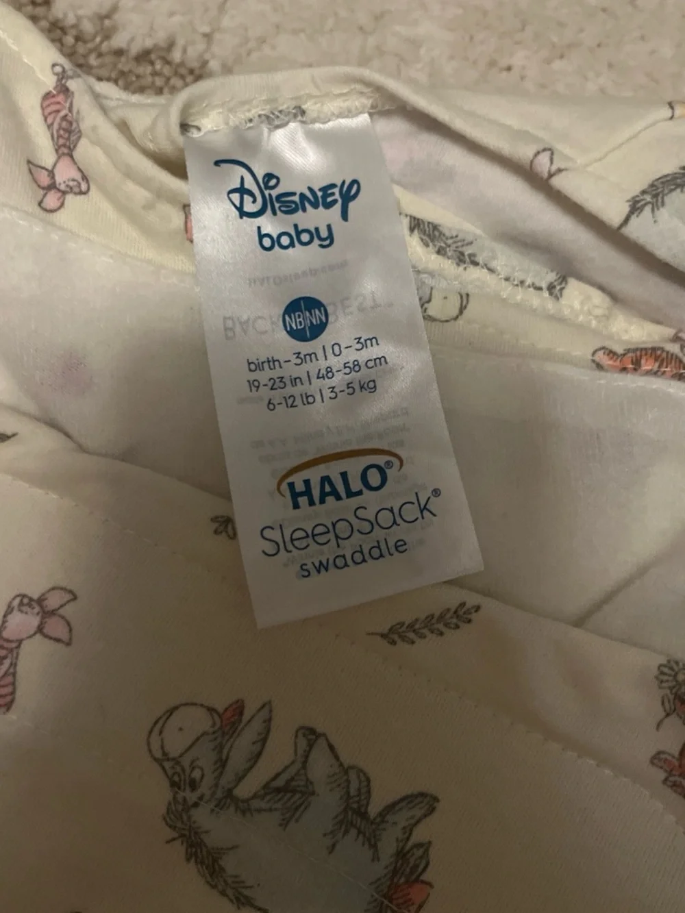 Winnie the Pooh Newborn Swaddle